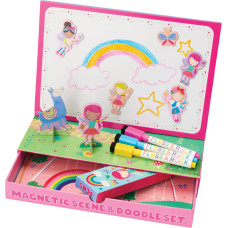 Floss & Rock Magnetic Scene and Doodle Set, Rainbow Fairy