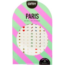 OMY Наклейки для ногтей для детей PARIS, 120 шт.