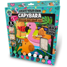 Splat Planet 3D wood art, Capybara