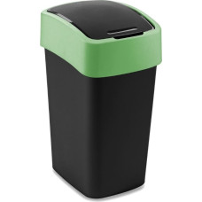 Curver Мусорное ведро Flip Bin 25 л, черно-зеленое