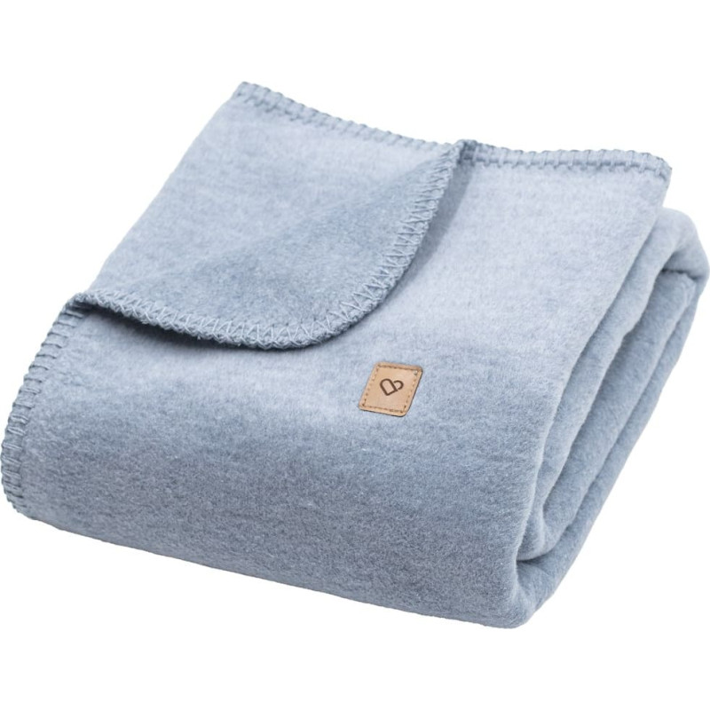 Cotton blanket Oslo 150x200cm baby blue