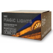 Magic Lights Светодиодная гирлянда-штора &laquo;Магия&raquo;, 150 LED, 8 режимов, 2700 K, 5,2 м, 230 В ML77025