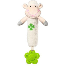 Babyono SWEET LAMBIE squeaky toy with a teether
