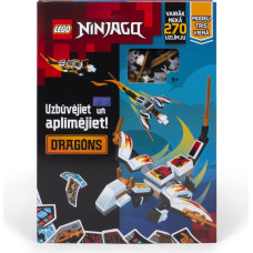 LEGO NINJAGO Книжка с наклейками "Собирай и наклеивай: Ninjago Драконы" (на лат. языке)