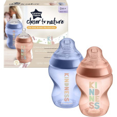 TOMMEE TIPPEE бутылочки 260мл, 0м+, 2шт., 42255005 СКИДКА