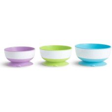 MUNCHKIN миска на присоске Suction Bowls 3шт.  232355 (051750)