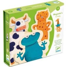 DJECO Магнитная игра - Сумасшедшие животные DJ03111