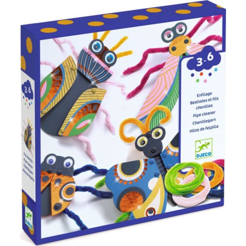 DJECO Резьба - Жучки пряжи DJ08982