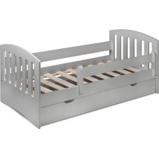 YAPPY KIDS YappyLux подростковая кровать 160x80см с ящиком, light grey