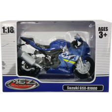 MSZ металлическая модель SUZUKI GSR-R1000 1:18