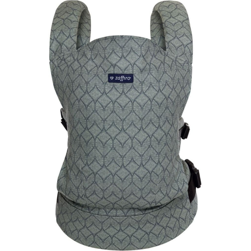 WOMAR Zaffiro CITY эргономичный рюкзак-кенгуру 4м+, Geo bottle green