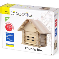 IGROTECO Деревянный конструктор MONEY BOX 37 деталей 4+, IG0293