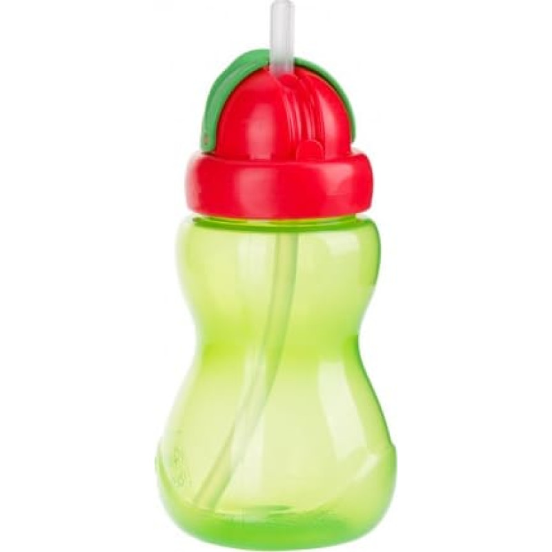 CANPOL BABIES бутылочка с соломинкой 12м+, 270мл. 56/109 зеленый СКИДКА