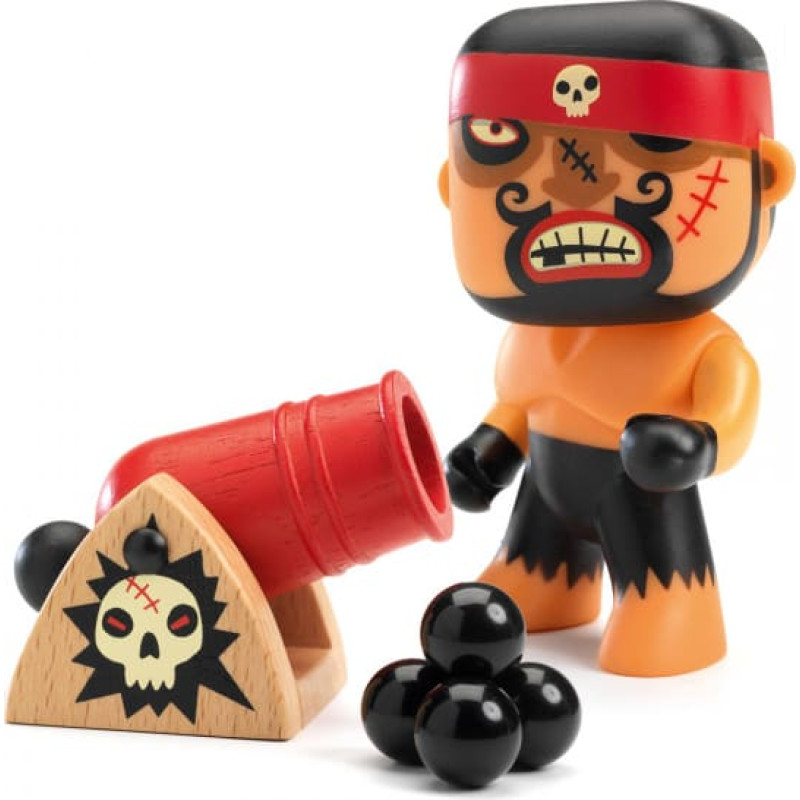 DJECO Arty Toys Мини кукла Пират Rick and Gun, DJ06834