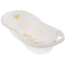 TEGA BABY TEDDY BEAR Детская ванночка со сливом 86см, MS-004 white pearl