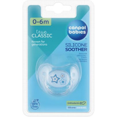 CANPOL BABIES Newborn baby Силиконовая пустышка анатомической формы 0-6m. 22/565