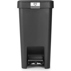 BRABANTIA мусорник с педалью StepUp, 10 l, Dark Grey 800344