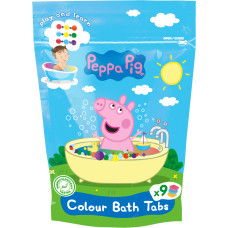 Peppa Pig Раскрашивающие таблетки для ванны 9 x 16 г