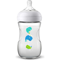 PHILIPS AVENT Natural WHALE бутылочка 260мл, 1м+. SCF070/23