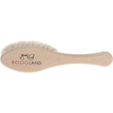 Wooden Ellipse Goat Hairbrush, BOC0533