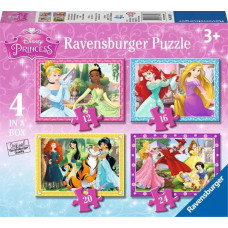 Ravensburger пазл 12x16x20x24элем. Princeses R07397