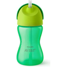 PHILIPS AVENT Bendy бутылочка с трубочкой 12м+, 300мл. SCF 798/01 зеленый