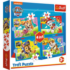 Trefl PAW PATROL Комплект пазлов 4в1 Paw Patrol