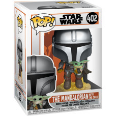 Funko POP! Vinyl: Фигурка Star Wars: The Mandalorian Flying w/Jet