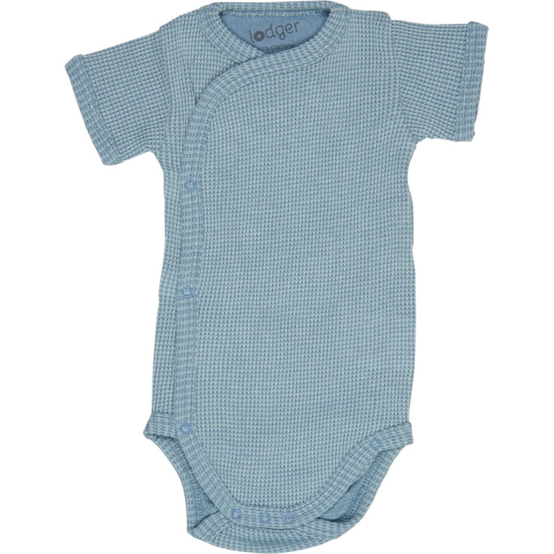 LODGER Romper Ciumbelle хлопковый бодик с короткими рукавами, 74 размер RFC 074 Ocean
