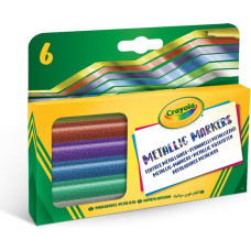 Crayola Маркеры, металлик, 6 шт.