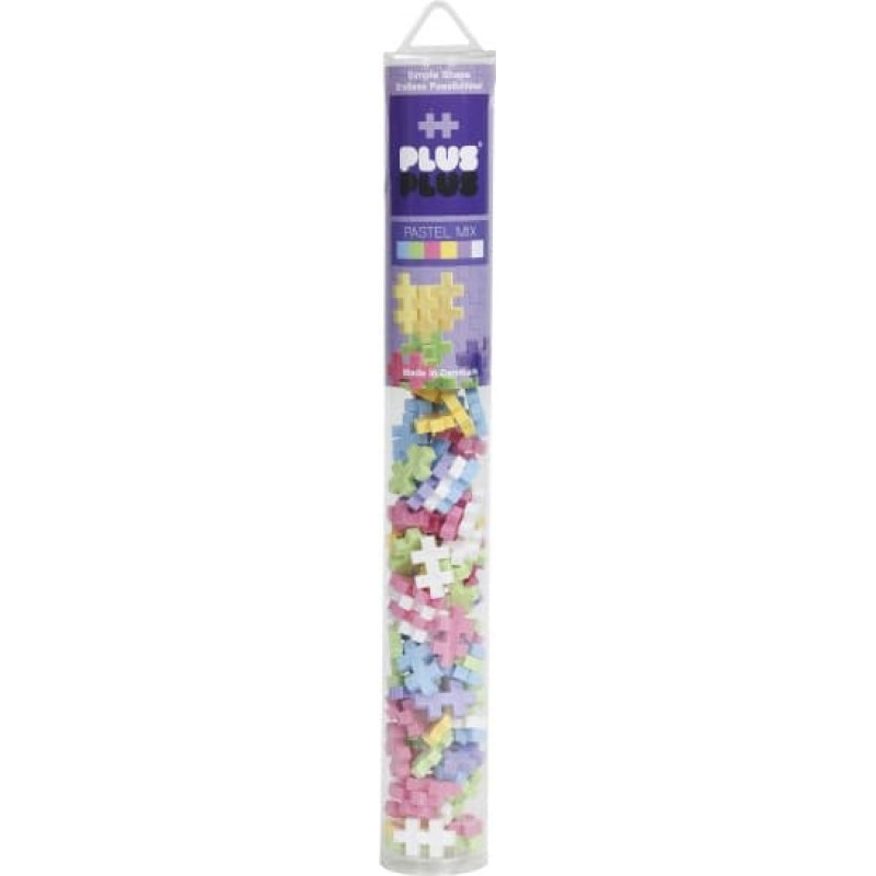 Plus Plus Mini Tube PASTEL конструктор 100шт., 4025 DK-4300