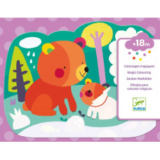 DJECO раскраска водой - Спрятанный в лесу, DJ09064