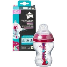 TOMMEE TIPPEE Advanced GIRL антиколиковая бутылочка для кормления 260мл, 0м+.