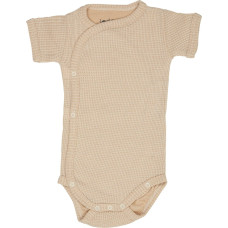 LODGER Romper Ciumbelle хлопковый бодик с короткими рукавами 74 размер, RFC 069 Ivory