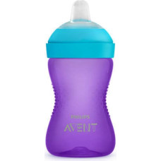 PHILIPS AVENT MY GRIPPY обучающая бутылочка с мягким носиком 300мл. 9м+ SCF 802/02 лиловый