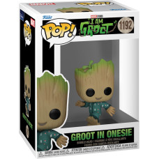 Funko POP! Vinyl: Фигурка I Am Groot - Groot in PJs (dancing), 8 см