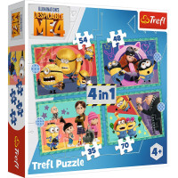 Trefl MINIONS Комплект пазлов 4в1 Миньоны