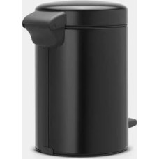 Brabantia atkritumu tvertne ar pedāli NewIcon, 3 l, Matt Black - 113321