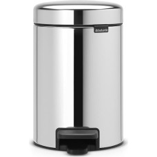 Brabantia atkritumu tvertne ar pedāli NewIcon, 3 l, Brilliant Steel - 113147