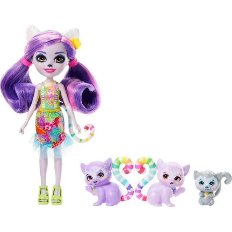 Enchantimals® nukk Lemur ja pere