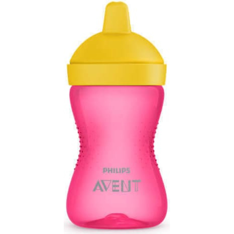 Philips Avent My Grippy mācību krūzīte ar cietu snīpi 300ml, 18M+, rozā - SCF804/04