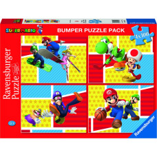 Ravensburger RAVENBURGER puzzle Super Mario, 4x100pcs., 05195