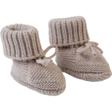 Lodger Slipper Folklore Merino vilnas čībiņas, Beige, 0-6m - SLM 630_0-6