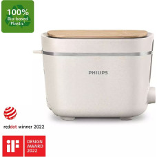 Philips Eco Conscious Edition Tosteris, 830W, zīda balti matēts - HD2640/10