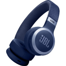 JBL LIVE bezvadu austiņas ar mikrofonu un trokšņu  slāpēšanu, zilas - JBLLIVE670NCBLU