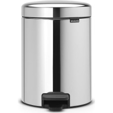 Brabantia atkritumu tvertne ar pedāli NewIcon, 5 l, Brilliant Steel - 112621