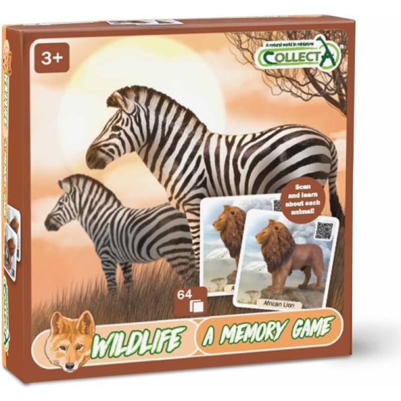 Collecta Memory game - wild life 64 pcs, 84238