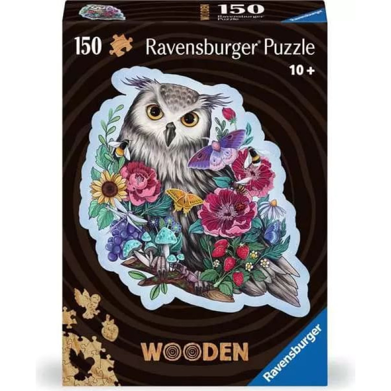 Ravensburger wooden puzzle Mysterious Owl, 150pcs., 17511