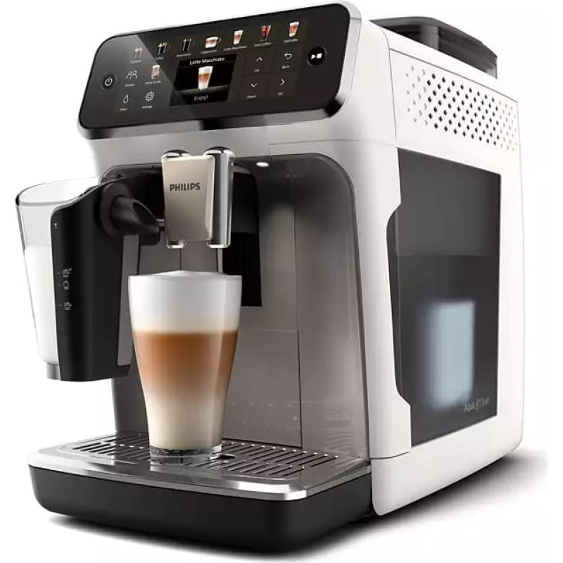 Philips 5000 sērijas Super-automatic Espresso kafijas automāts, balts - EP5545/70