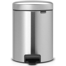 Brabantia atkritumu tvertne ar pedāli NewIcon, 5 l, Matt Steel - 112645